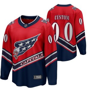 Washington Capitals Pelipaita Custom 2021 Reverse Retro Special Edition Punainen